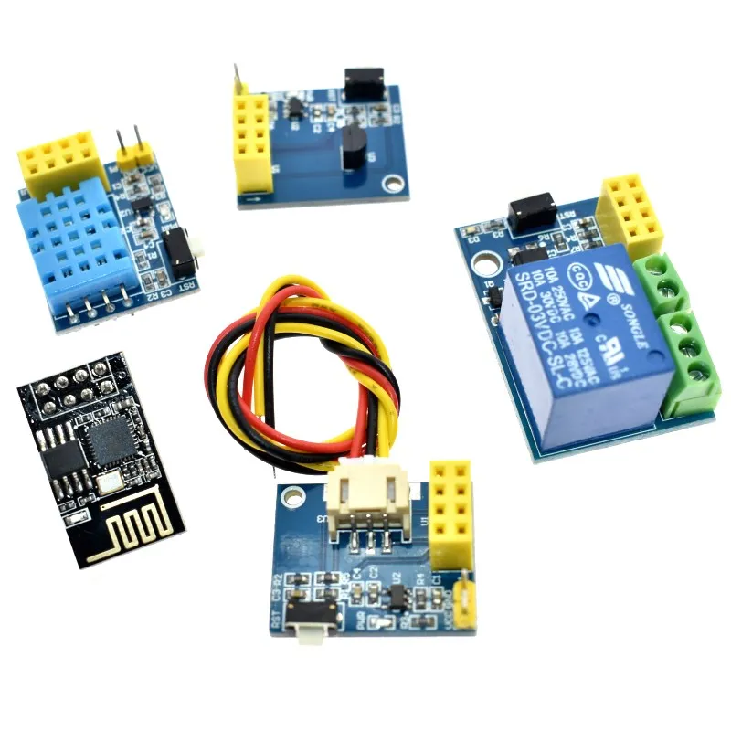 AEAK ESP8266 ESP 01S 5V WiFi Релейный Модуль DS18B20 DHT11 Things умный дом переключатель