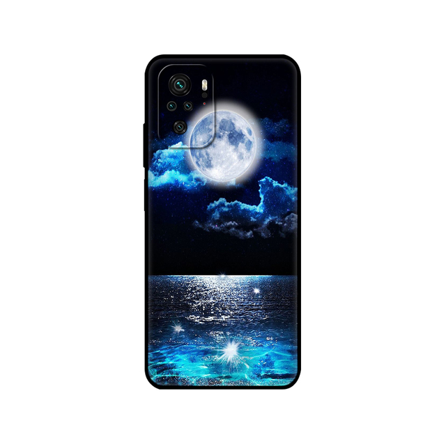 Xiaomi Redmi Note 10 Case 4G 5G Back cover For Redmi Note 10 Pro Phone Cover on Redmi Note 10S bumper silicon black tpu case