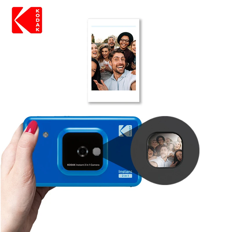 Новый KODAK Mini Shot 2 в 1 беспроводная мгновенная цифровая камера социальные сети