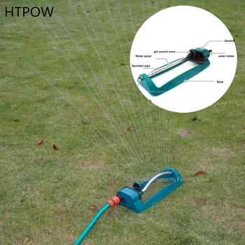 

Adjustable Alloy Water Sprinkler Sprayer Automatic Watering Grass Lawn 360 Degree Rotating 3 Arms Nozzle Garden Irrigation Tool