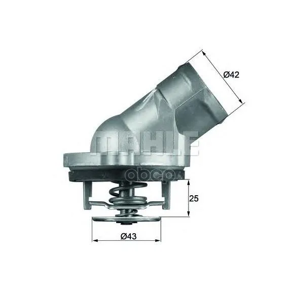 Термостат Mb W203/S203 2.4-5.5 01-/C209 3.2-5.5 02-/W211/S211 2.6-3.2 03- Mahle/Knecht Ti4587d Mahle/Knecht арт. TI4587D