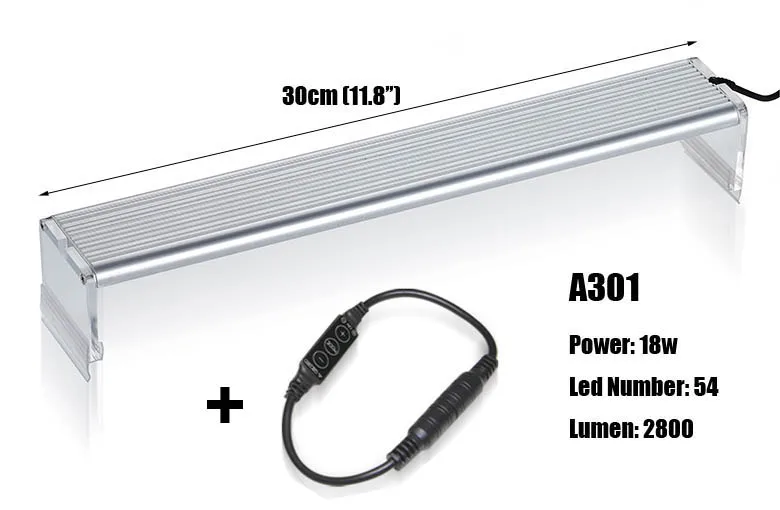 30cm 12 inch 110~ 240v морской Коралл SPS LPS растёт цвет светодиодный светильник Chihiros короткий стиль пульт дистанционного управления Солнечный режим - Цвет: 30cm 12 inch