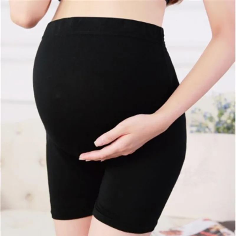 Maternity Clothing hot Pregnant Women Lift Belly Safety Pants Boxer Briefs High Waist Adjustment Stomach Lift Pregnant Women's Boxer Pants Anti-light second hand maternity clothes