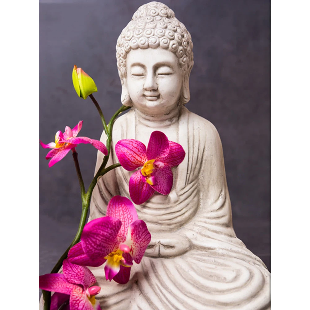 Diamond Painting Buddha Zen Religion Home Decoration Cross Stitch Craft Kits Mosaic Beaded Embroidery Art New Arrival