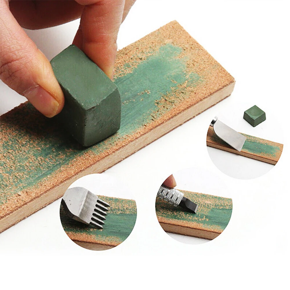 Description Picture 4 of itemDual Sided Leather Blade Strop Cutter Razor Sharpener Polishing Wooden Handle Kitchen Knife Sharpener Scissors Sharpening Tool