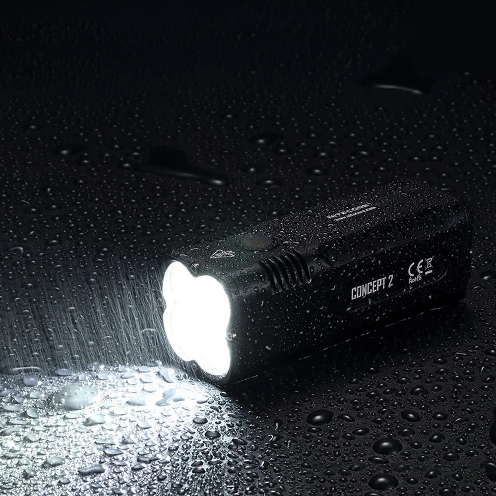 

Wholesale Spotlight Nitecore C2 6500 Lumens Concept 2 Rechargeable Flashlight 4x CREE XHP35 HD LED Super Bright Built-In Battery