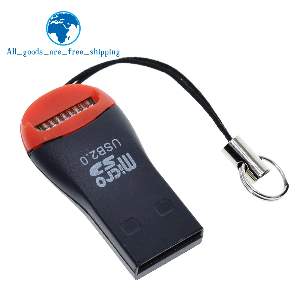 Mini adaptador de lector de tarjetas de Flash, USB 2,0, Micro SD, SDHC, TF, para ordenador portátil|Circuitos integrados| AliExpress