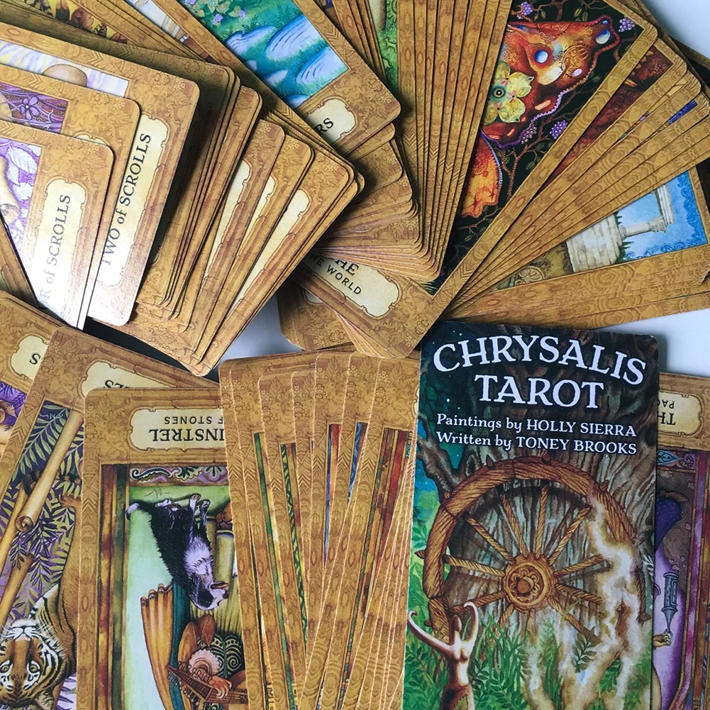 78 Chrysalis Tarot настольная игра s карты английская версия загадочная колода Таро