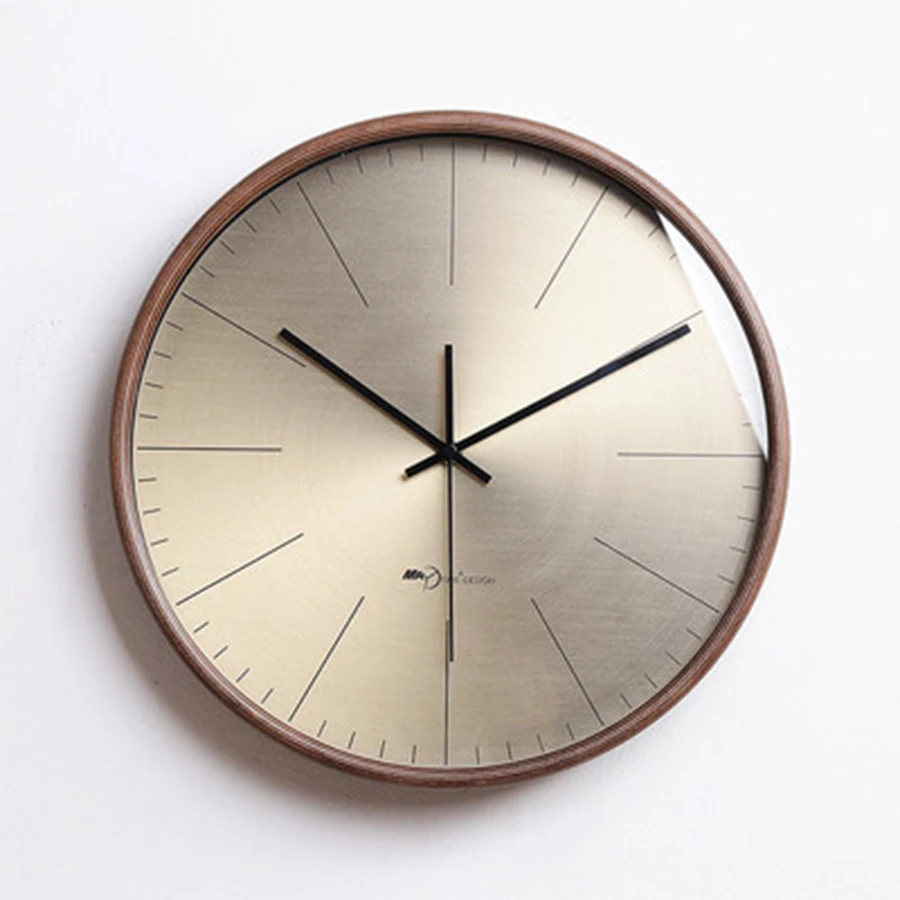 

Modern Design Simple Round Clock Watch Mechanism Secret Stash Art Decoration Relogio Parede Wall Clocks Brief Home Decor