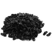 300 x черный пластиковый кабельный зажим проволочное крепление держателя для болтов база 3,5 мм