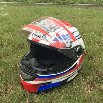 

Flip Up available With Inner Motorcycle Helmet Motocross Off Road Helmet Professional Dual Visor Sun Lens