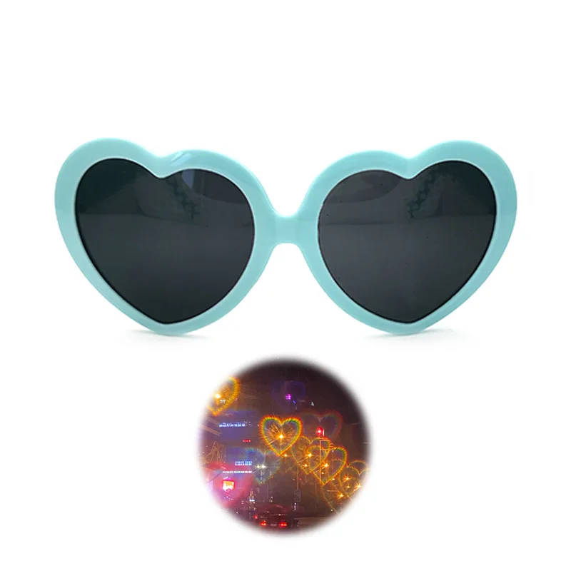 Tanio Okulary miłosne efekt specjalny okulary w kształcie serca oglądaj