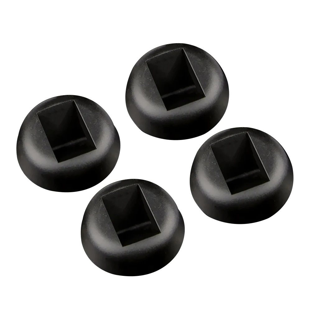 4PCs Round base ПЭТ мембрана плавающий прозрачный Arylic Ювелирное кольцо подвеска Дисплей Стенд держатель Bague упаковка коробка защита ювелирных изделий и камней чехол - Цвет: 4PCs Round base