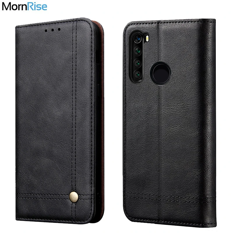 

Vintage Leather Flip Cover For Xiaomi Redmi Note 8 / 8 Pro Wallet Luxury Card Stand Magnet Book Cover Casual Phone Case Fundas