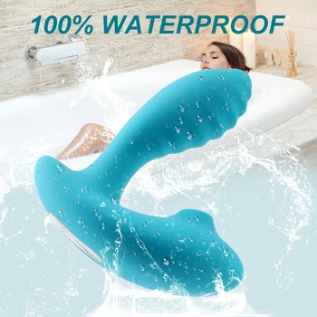 Clitoral Sucking Vibrator Vagina G Spot Vibrating Dildo Remote Control 10 Suction Clit Sucker Masturbators Sex Toys for Women 3