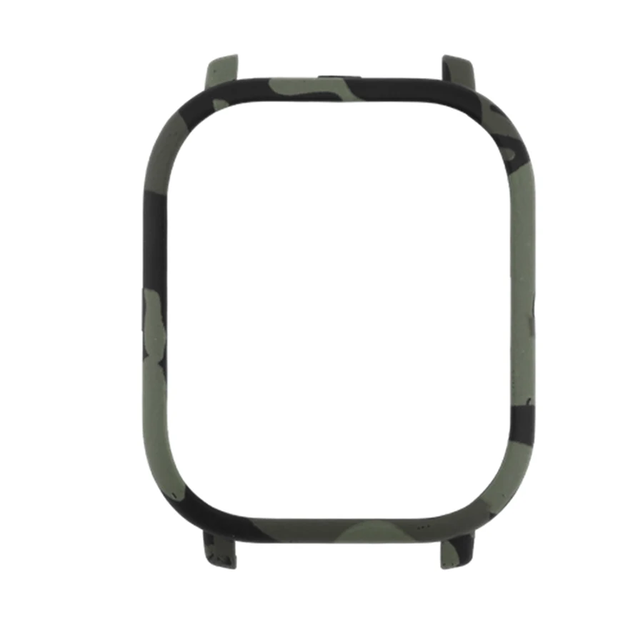Green camouflage Для Amazfit GTS Чехол Жесткий ПК Защитный чехол Рамка протектор бампер для Xiaomi Huami Amazfit GTS Смарт часы группа аксессуары - Цвет: Green camouflage