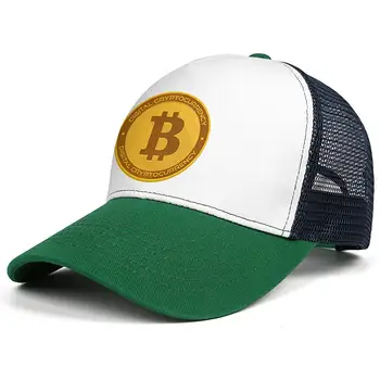 

Man's Bitcoin Vintage Bitcoin Baseball Hat Adjustable Mesh Captain Flat Caps