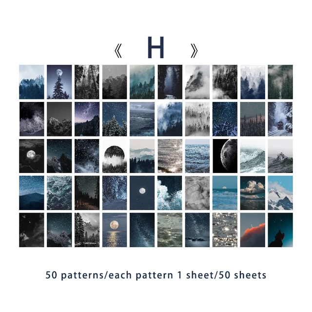 Mr.paper 8 Design Ins Style Japanese Romantic Series Frame Sticker Creative Mini Pocket Decoration DIY Material Sticker H