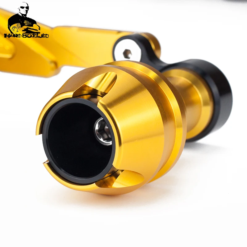 Modified moto nmax xmax nvx rear crash slider guard axle muffler pipe frame sliders falling protection For xmax300 pcx150 forza (4)
