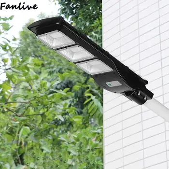 

10pcs 90W LED Solar Powered Street Light Outdoor Radar Sensor Lights Induction Waterproof Lamp