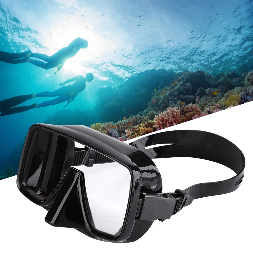 Diving Mirror Full Silicone Deep Diving Mirror Snorkeling Plastic Packaging One-piece Salvage Diving Mask Dropshipping