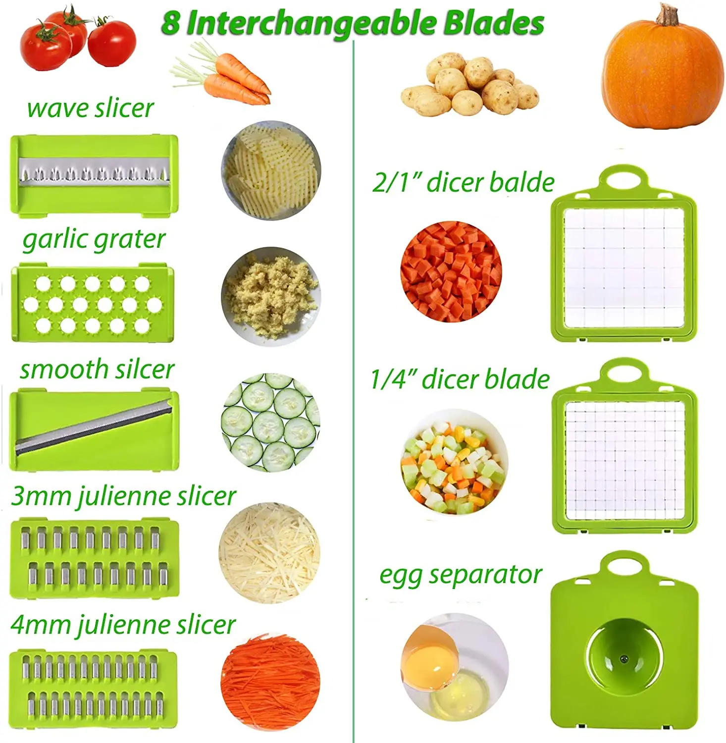 Picador De Verduras Papas Manual Cortador Para Vegetales En