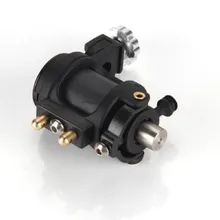 Shader татуировка машина ультра светильник сильный коврик татуировки вращающийся МОТОР черный бесшумный Ультра тихий тату машина 1 шт