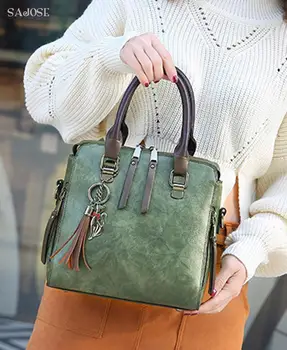 

NEW 2020 Designer Messenger Totes Bag Crossbody Women tassel Shoulder Lady Female Hot Sale Handbag PU Leather Bags for women