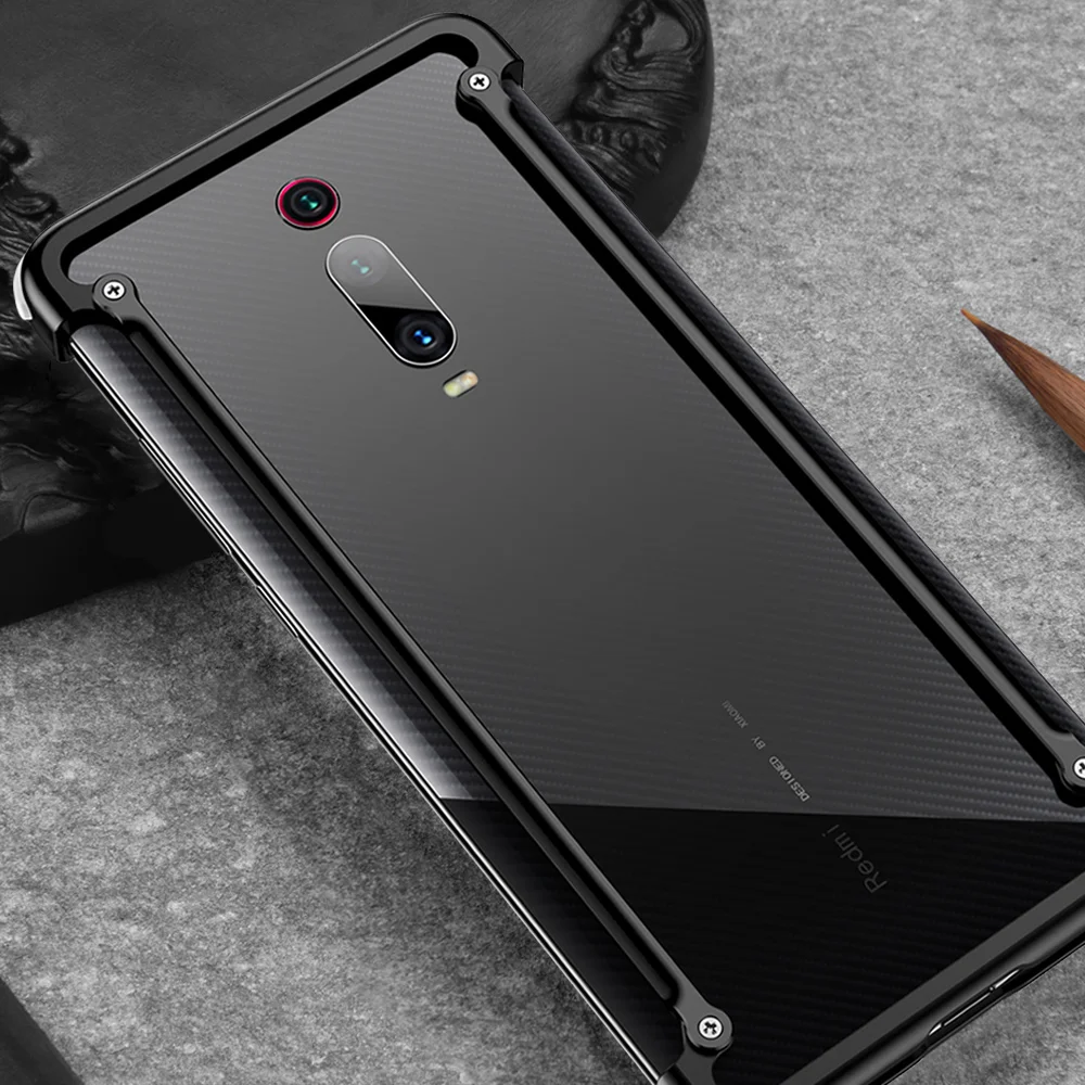 Металлический Чехол OATSBASF с подушкой безопасности для Xiaomi Redmi K20 индивидуальный