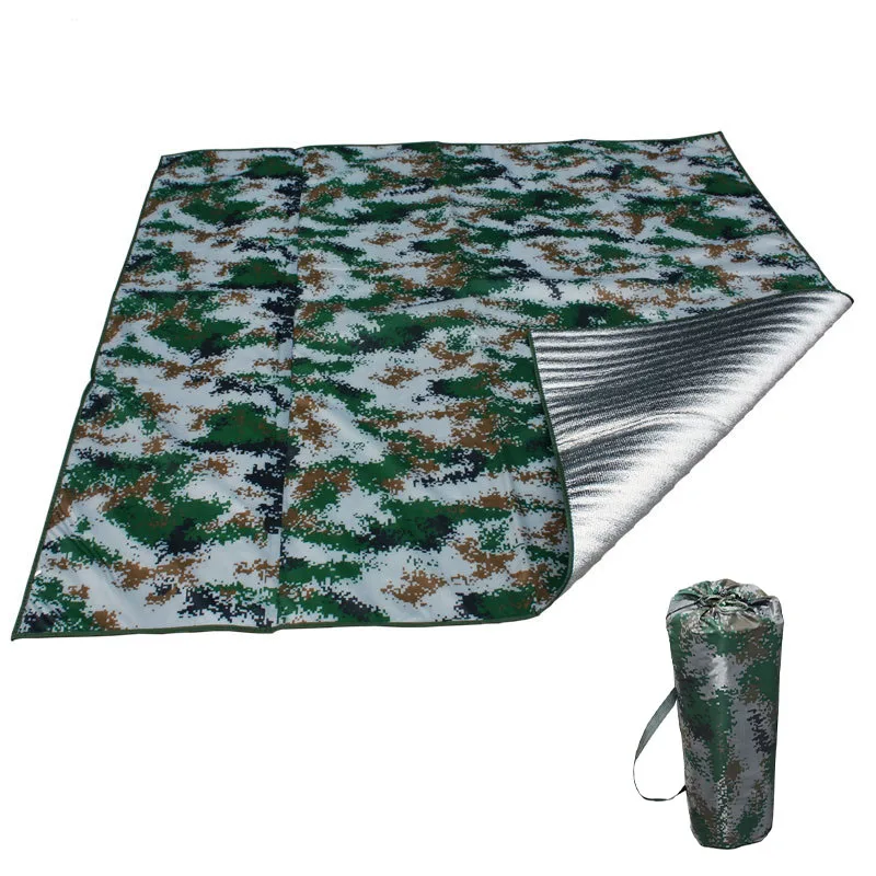 

Outdoor Camo Moisture Pad Digital Camouflage Moisture Thicken Camouflage Aluminum Film Moisture Pad Outdoor Camping EVA Blanket