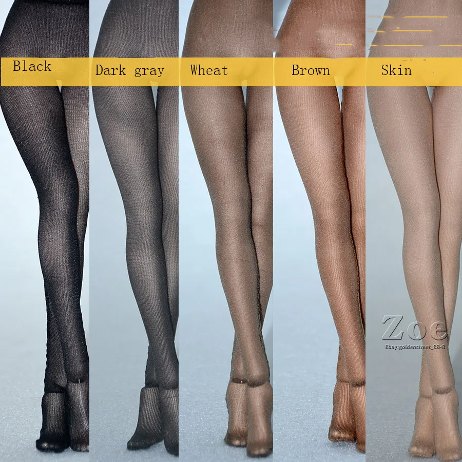 

1/6 Scale Female Sexy Clothing Ultra-thin Slim Stockings Pantyhose Model For 12 inch Action Figure Doll