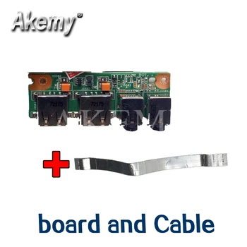 

free shipping For Asus K53 K53SV A53S X53S K53S K53SD P53S P53Sj K53E X53E A53E USB AUDIO JACK Audio board USB board