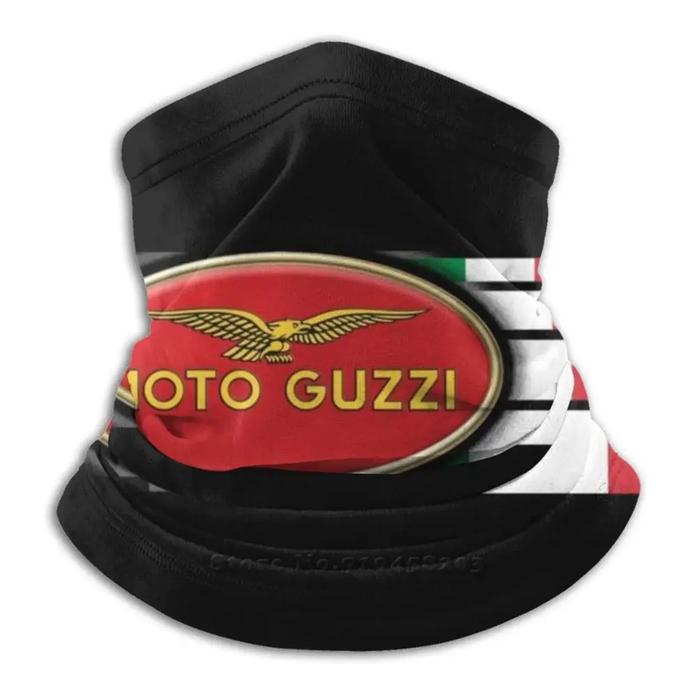 Moto Guzzi 3D Bandana Scaldacollo Viso Morbido Pile Maschera Sciarpa Sportiva Moto Guzzi Guzzi Italia Italiano Moto V Motore V7