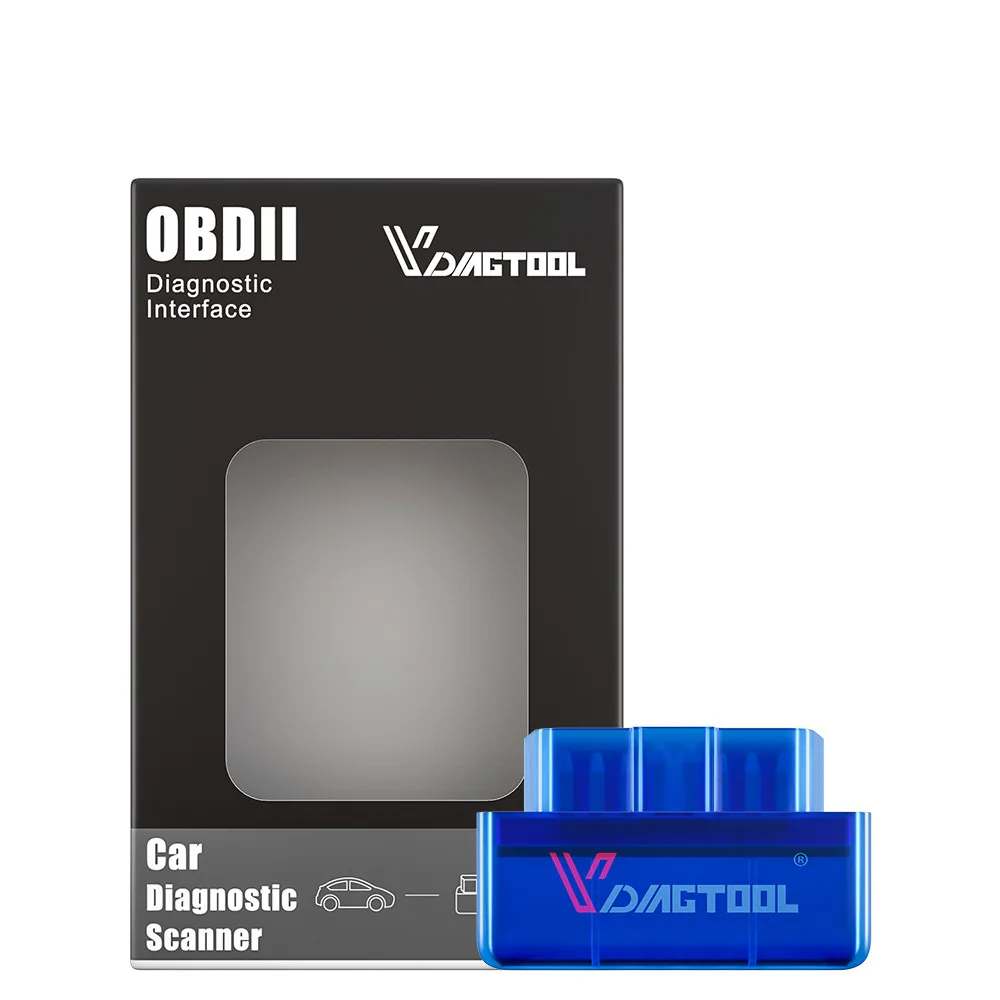 VDIAGTOOL ELM 327 OBD2 автомобильный диагностический сканер инструмент ELM327 V1.5 Bluetooth/Wifi