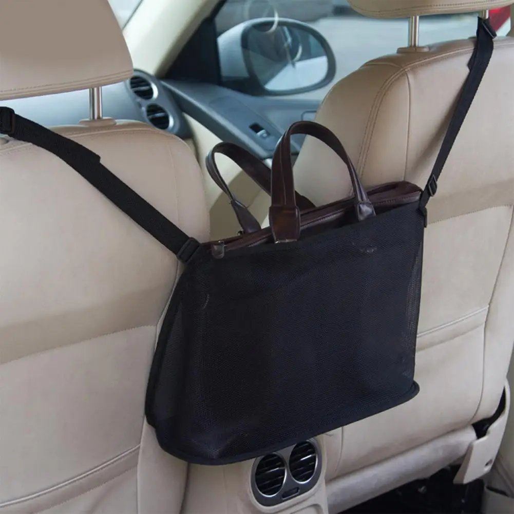 

Universal Driver Storage Net Pocket Car Seat Crevice Storage Box/Bag Car Net Pocket Handbag Holder Dog Guardrail CAR Accessories