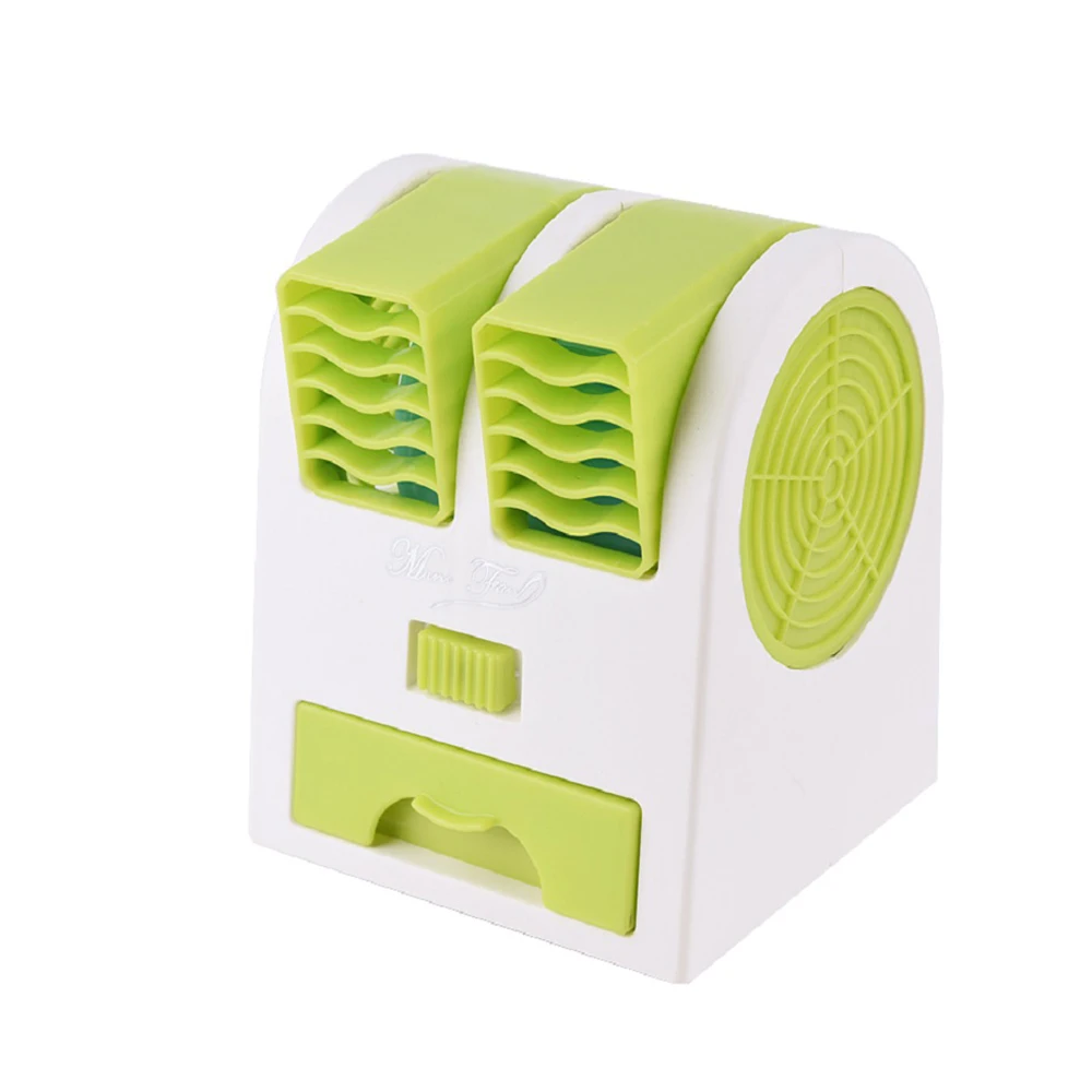 Мини Usb портативный кондиционер вентилятор личное пространство охладитель воздуха быстро легко охладить кондиционер воздуха Вентилятор охлаждения - Цвет: green