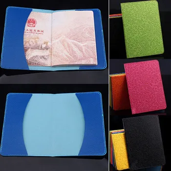 

1Pcs Passport Case Lavender Travel Ticket Holder Waterproof Passport Covers PU Leather Bank ID Card Cover