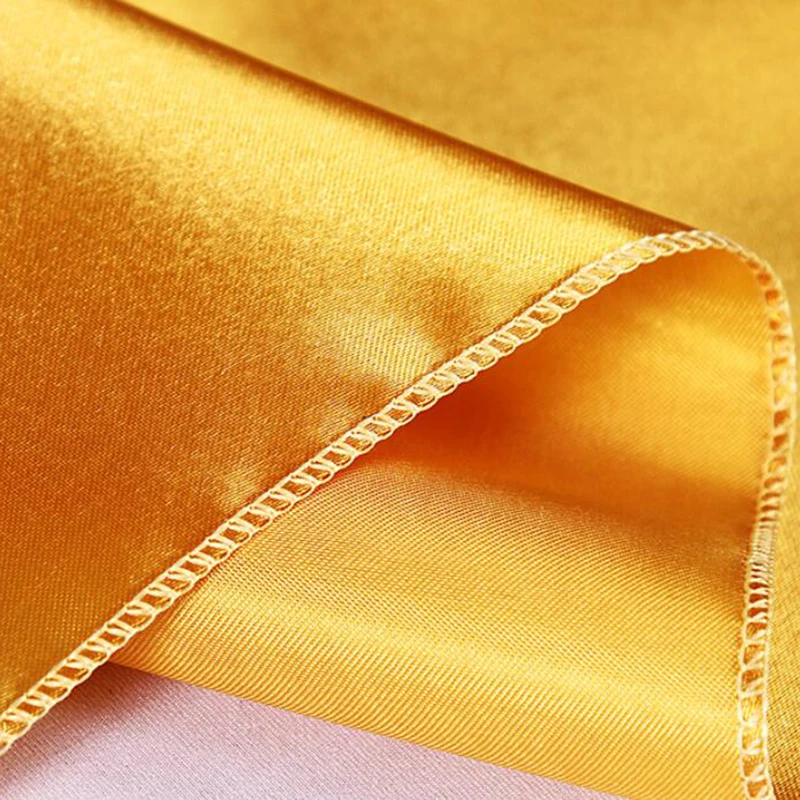 50Pcs/Lot Wedding Chair Sashes Satin Fabric Bow Tie Ribbon Band Event Party Chair Cover Sashes Banquet Hotel Chair Sashes Decor