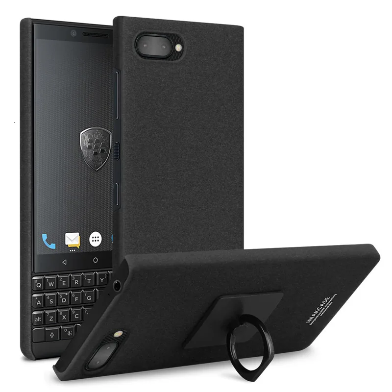 Для BlackBerry Key2 чехол IMAK Cowboy твердый пластиковый чехол на заднюю панель чехол для BlackBerry KeyTwo - Цвет: Black