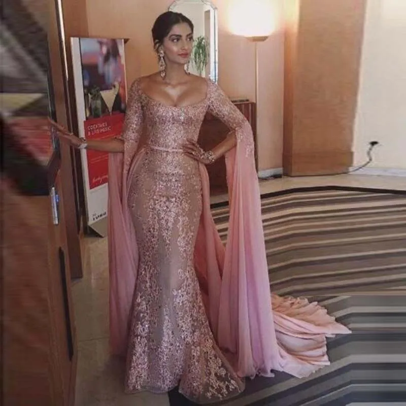 Pink Mermaid Lange Avond Party Dress 2019 Applicaties Dubai Saudi Arabische Lange Mouwen Avondjurken Formele Jurken Robe De Soiree Pink Mermaid Lange Avond Party Dress 2019 Applicaties Dubai Saudi Arabische Lange Mouwen Avondjurken Formele Jurken Robe De Soiree