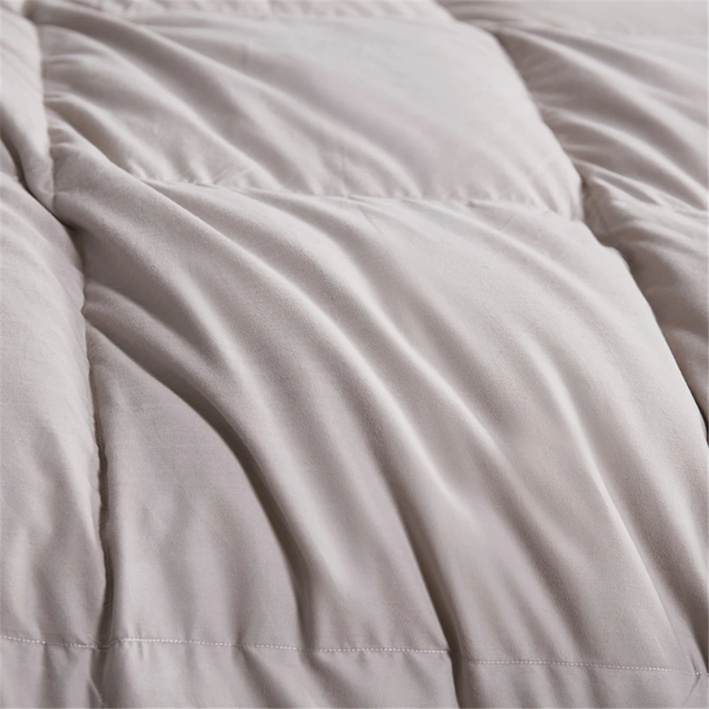 100% White Goose Down Quilt Comforter Quiilt Winter Feather Double Queen King Luxurious Hotel Collection All Season