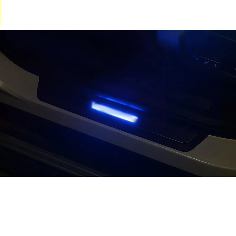 Lsrtw2017 для Lexus RX RX200t NX NX200 ES ES200300h автомобильный Порог свет планки декоративные интерьер литья аксессуары