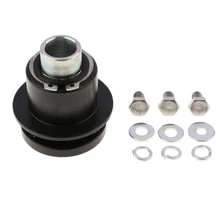 3 отверстия 360 градусов рулевое колесо Quick Release алюминиевый концентратор гоночный адаптер выхватить Босс Комплект для автомобиля(Цвет: черный