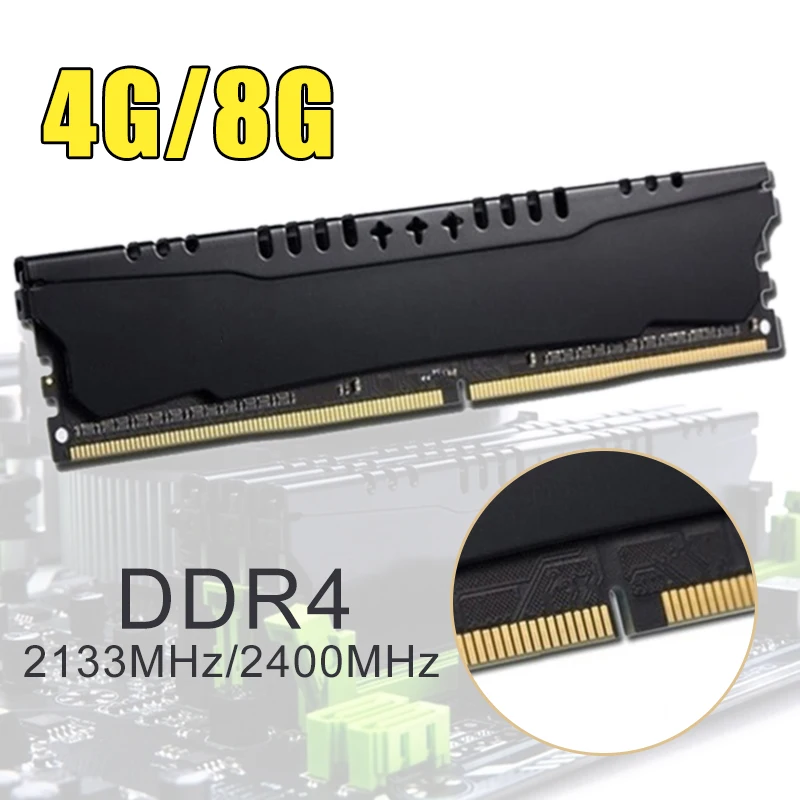 

4GB 8GB PC Memory RAM Module Compatible All Types Desktop Computer DDR4 2133MHz 2400Mhz 4GB 8GB PC Memory