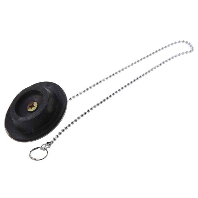 1.75 Inch Chrome Bathroom Bath Plug and 420mm Ball Chain