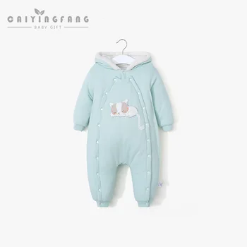 

Baby Onesie Autumn And Winter Thick Cotton Coat Pure Cotton Newborns Clothes 0-3-Month Winter Baby Winter