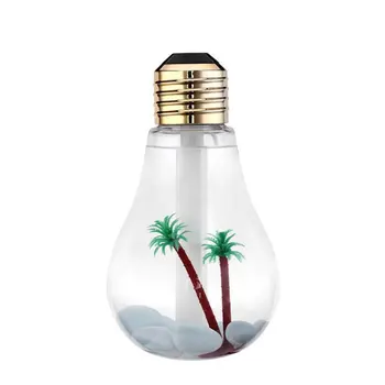 

Colorful Light Bulb Humidifier Usb Rechargeable Mini Desktop Led Night Light