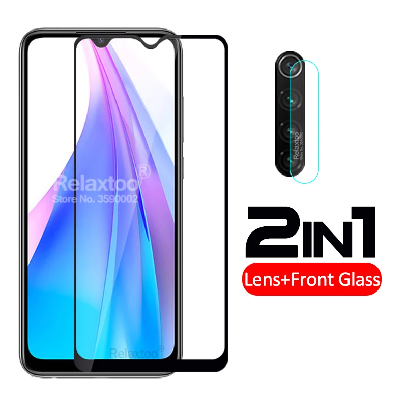 2 в 1 стекло для камеры redmi note 8 t глобальная версия 6,3 ''Защитное стекло для xiaomi redmi note 8 t 8 t note8t Защитная пленка для объектива - Цвет: 2 in 1  Glass