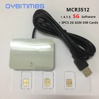 OYEITIMES 2G GSM SIM kart boş SIM kart programlanabilir GSM SIM kart + 2 In1 çok fonksiyonlu akıllı kart okuyucu + 5G SIM kart yazılımı