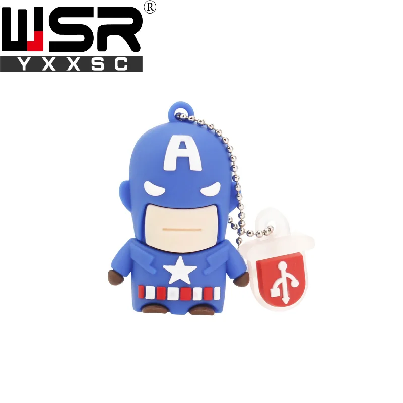 Usb2.0 флеш-накопитель 32 Гб 64 Гб 128 ГБ мини super hero/флеш-накопителей “Мстители”», «Супермен», «Бэтмен»/«Железный человек», ключ usb 4 ГБ 8 ГБ оперативной памяти, 16 Гб встроенной памяти, высокоскоростная компьютеризированная подарок